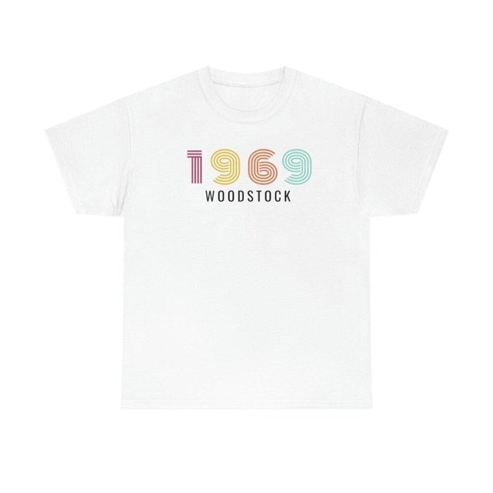 1969 Woodstock Music Festival Hippie Peace Retro T-Shirt